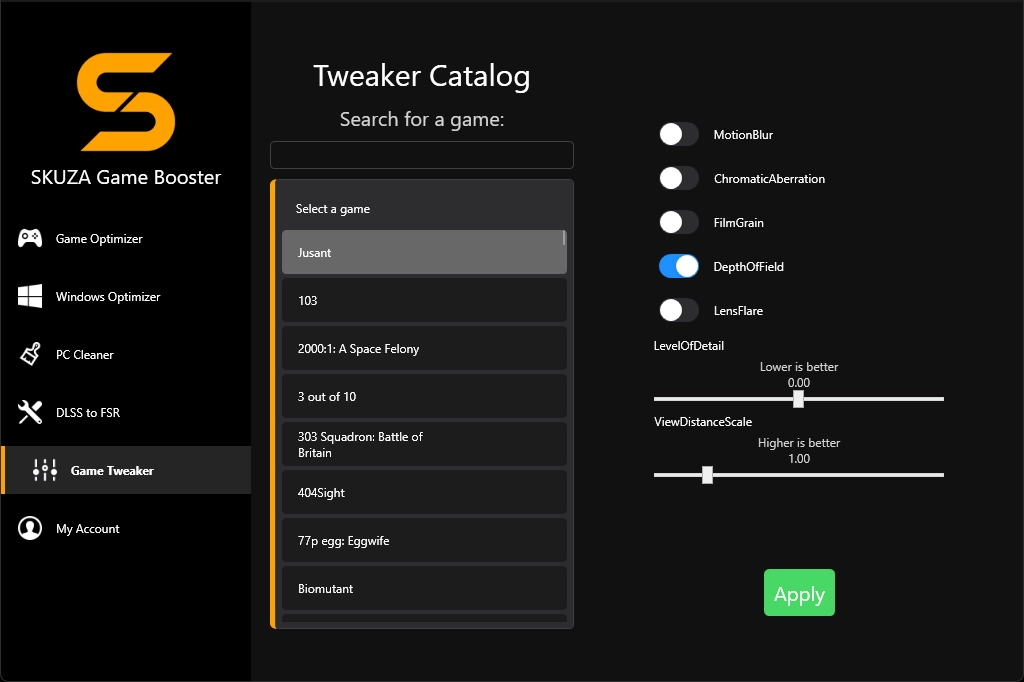 Inbox user interface